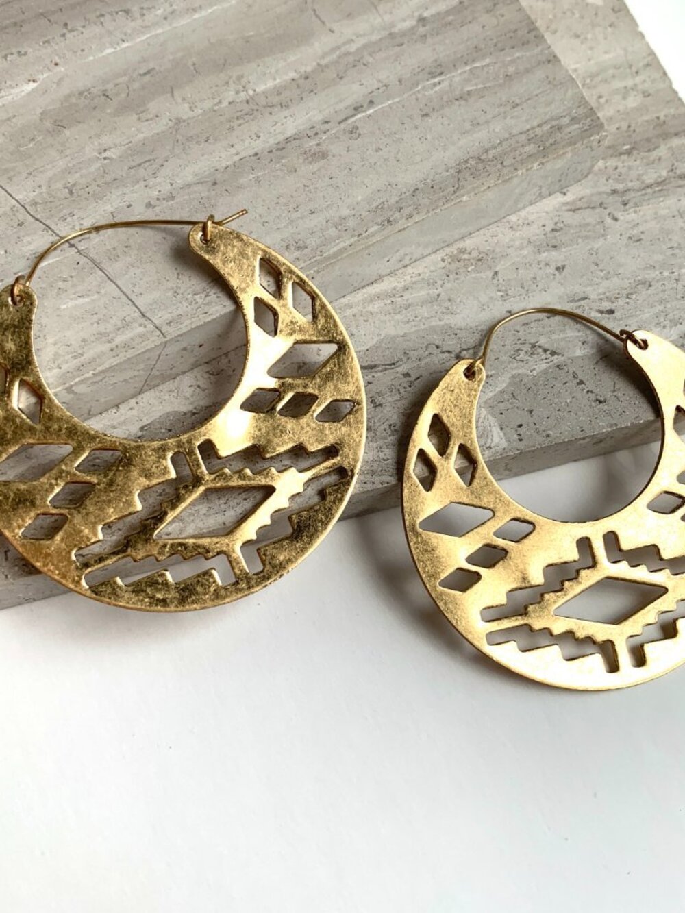 NEW Sundance Cut Out Hoop Earrings